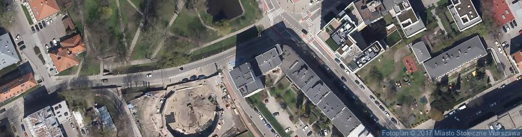 Zdjęcie satelitarne Stołeczne Przedsiębiorstwo Usług Plastycznych i Wystaw Artystycznych Warexpo