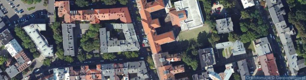 Zdjęcie satelitarne Stowarzyszenie Absolwentów i Przyjaciół II Liceum Ogólnokształcącego im Króla Jana III Sobieskiego w Krakowie Sobieszczacy