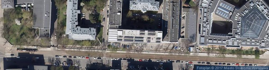 Zdjęcie satelitarne Stowarzyszenie Absolwentów Inżynierii Sanitarnej Politechniki Warszawskiej