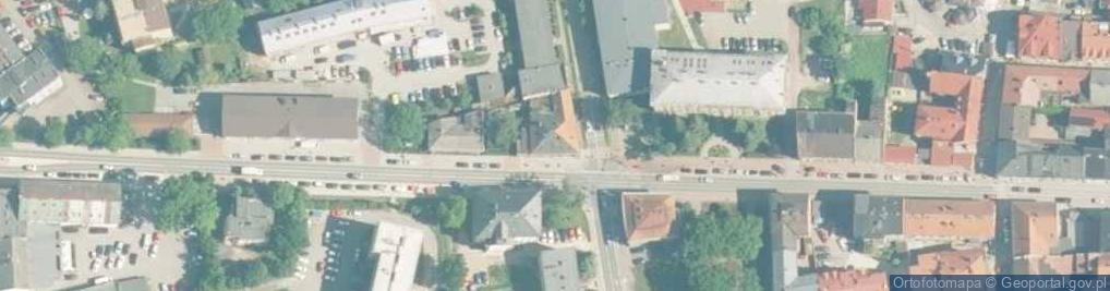 Zdjęcie satelitarne Stowarzyszenie Absolwentów Liceum Ogólnokształcącego im Marcina Wadowity w Wadowicach