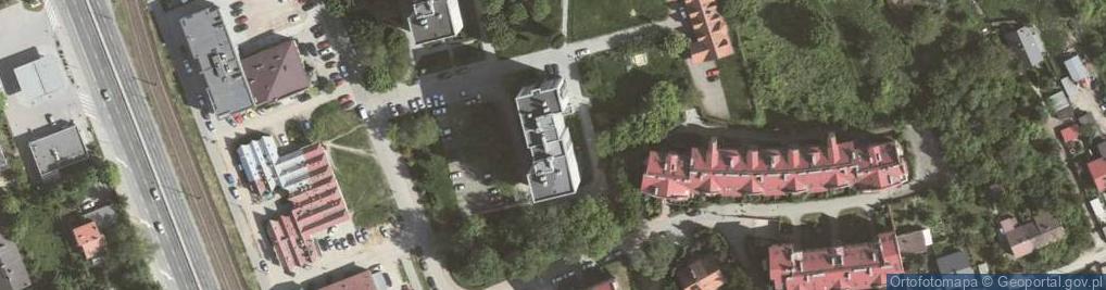 Zdjęcie satelitarne Stowarzyszenie Kires w Krakowie