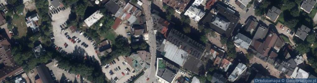 Zdjęcie satelitarne Stowarzyszenie Krupówki Zakopiańska Starówka