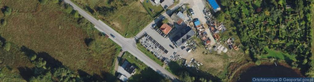 Zdjęcie satelitarne Stowarzyszenie Kupców Rynku w Kartuzach