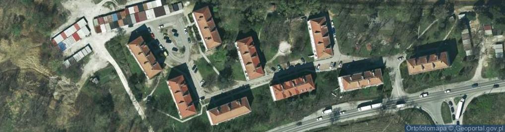 Zdjęcie satelitarne Stowarzyszenie Miłośników Kolei w Krakowie