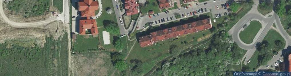 Zdjęcie satelitarne Stowarzyszenie Na Rzecz Rozwoju Osiedla Kliny Zacisze w Krakowie