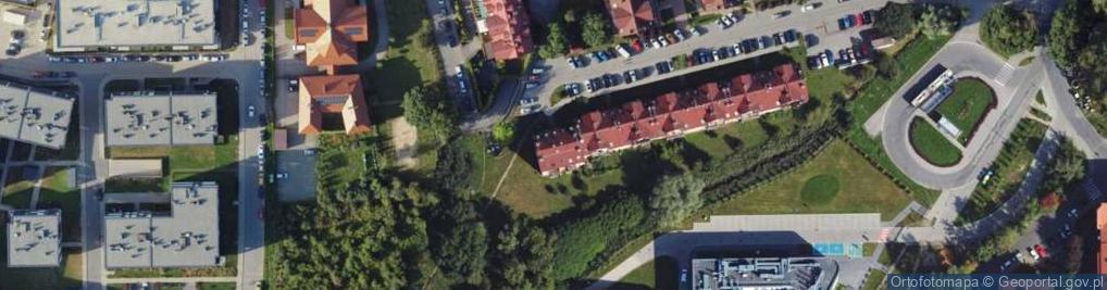 Zdjęcie satelitarne Stowarzyszenie Na Rzecz Rozwoju Osiedla Kliny Zacisze w Krakowie