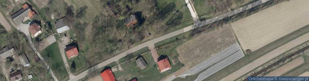 Zdjęcie satelitarne Stowarzyszenie Organizacja Producentów Owoców i Warzyw Regionu Powiśla Dąbrowskiego Województwo Małopolskie