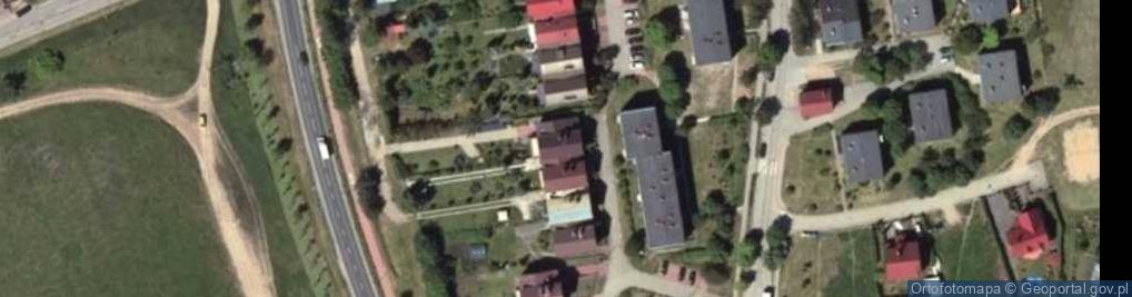 Zdjęcie satelitarne Stowarzyszenie Osób Prowadzących Działalność Gospodarczą Na Targowisku w Mrągowie