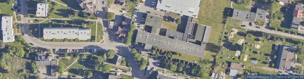 Zdjęcie satelitarne Stowarzyszenie Pomocy Liceum im Marii Curie Skłodowskiej w Makowie Mazowieckim