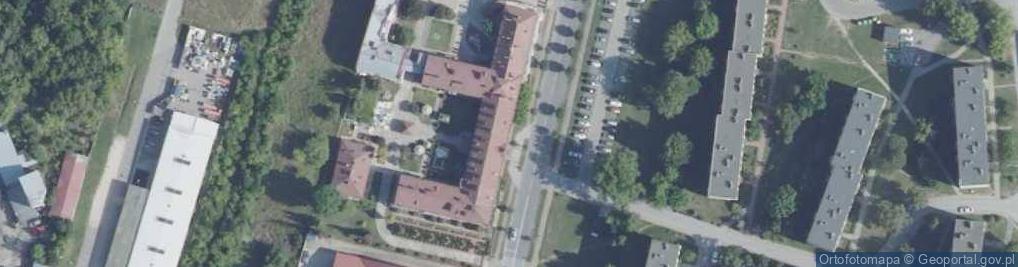 Zdjęcie satelitarne Stowarzyszenie Pracowników i Przyjaciół Domu Pomocy Społecznej Cichy Zakątek w Końskich