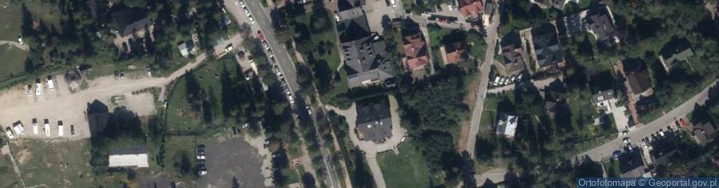 Zdjęcie satelitarne Stowarzyszenie Przewodników Tatrzańskich im Klemensa Bachledy w Zakopanem