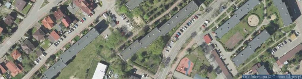 Zdjęcie satelitarne Stowarzyszenie Punkt w Ostrołęce [ w Likwidacji
