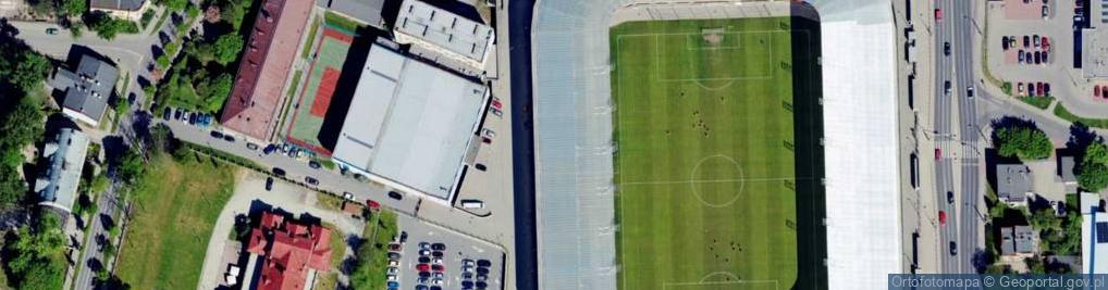 Zdjęcie satelitarne Stowarzyszenie Sympatyków Klubu Podbeskidzie Bielsko Biała
