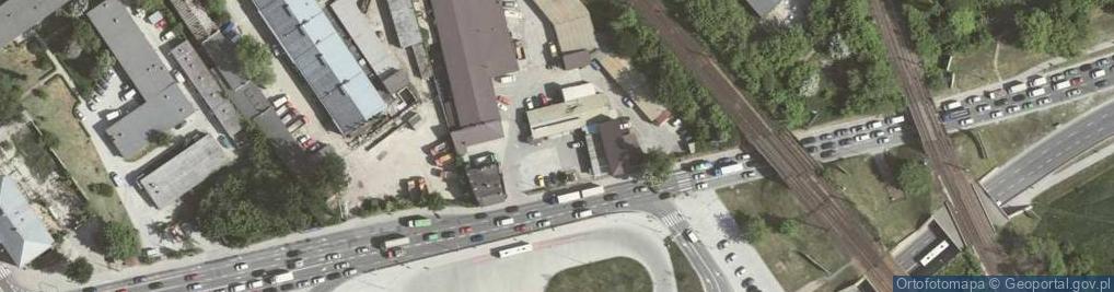 Zdjęcie satelitarne Stowarzyszenie Ulicy Krzywda w Krakowie