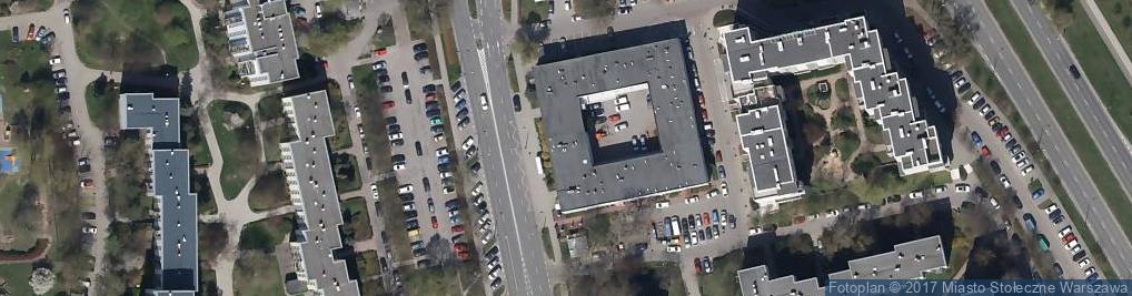 Zdjęcie satelitarne Stowarzyszenie Użytkowników Parkingu przy ul Rosoła