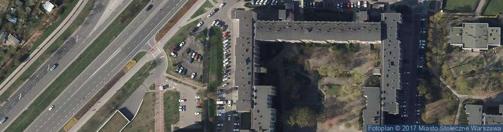 Zdjęcie satelitarne Stowarzyszenie Użytkowników Parkingu Przyczółek Grochowski