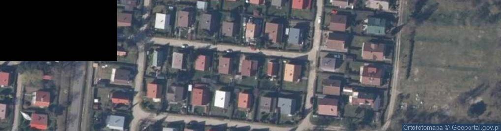 Zdjęcie satelitarne Stowarzyszenie Właścicieli Domków Letniskowych w Rowach