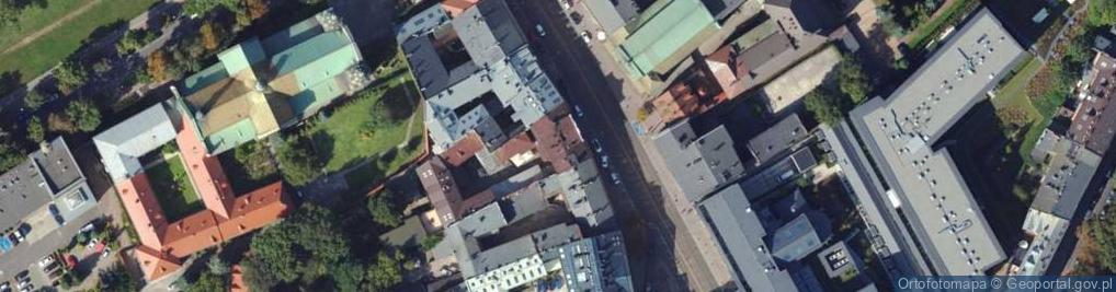 Zdjęcie satelitarne Stradomskie Centrum Dialogu