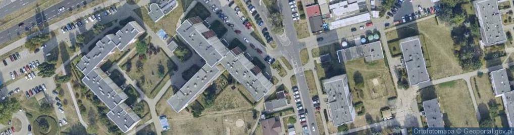 Zdjęcie satelitarne Studio Fryzur i Kosmetyki Wiesława Żak