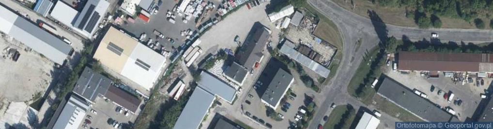 Zdjęcie satelitarne Studio Reklamy i Sitodruku Tomasz Dudek
