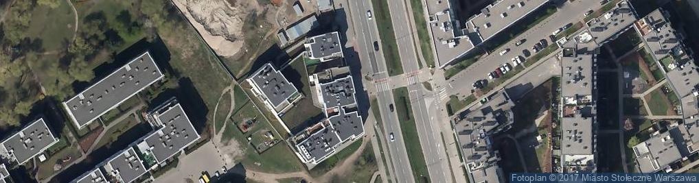 Zdjęcie satelitarne Studio Treningowe | Med Move Studio Wilanów