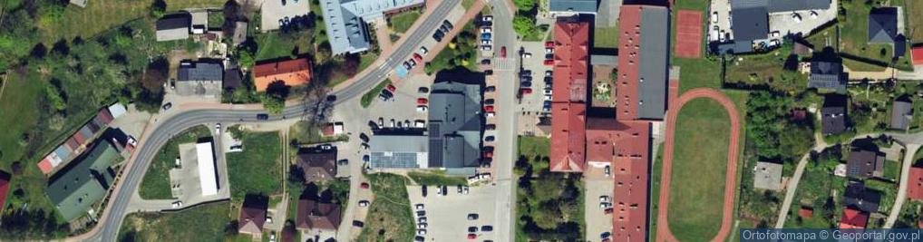 Zdjęcie satelitarne Super Market Gama Bogusława Pyrek Rączka Jan Rączka Andrzej Chruszcz