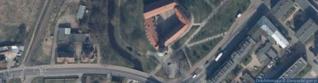Zdjęcie satelitarne Świdwiński Ośrodek Kultury