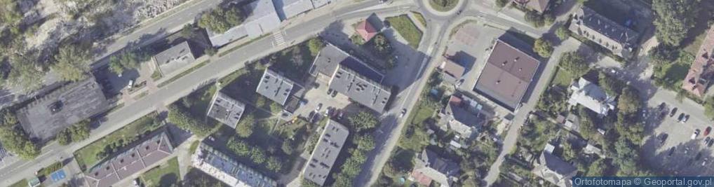 Zdjęcie satelitarne Świętokrzyskie Centrum Szkoleniowe Tomasz Zagrajek