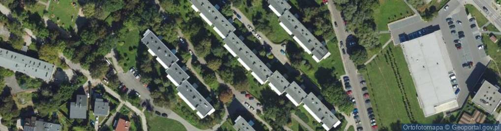 Zdjęcie satelitarne Systemy Informatyki Przemysłowej Sip Kraków w Krakowie