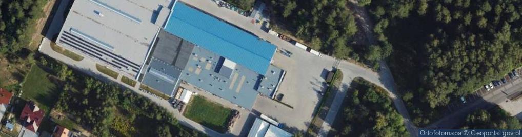 Zdjęcie satelitarne Szkłoland
