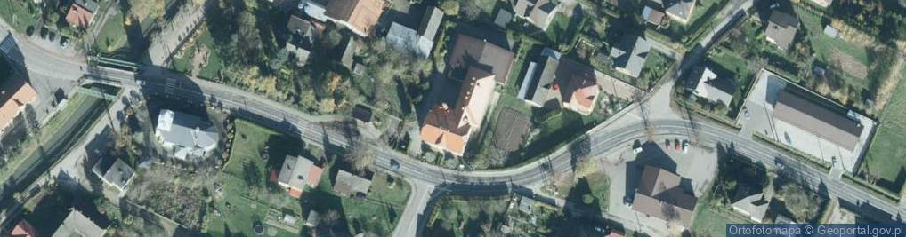 Zdjęcie satelitarne Szkoła Podstawowa im H Sienkiewicza w Hecznarowicach