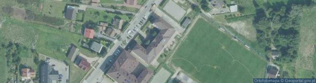Zdjęcie satelitarne Szkoła Podstawowa im J Korczaka w Węgrzcach Wielkich