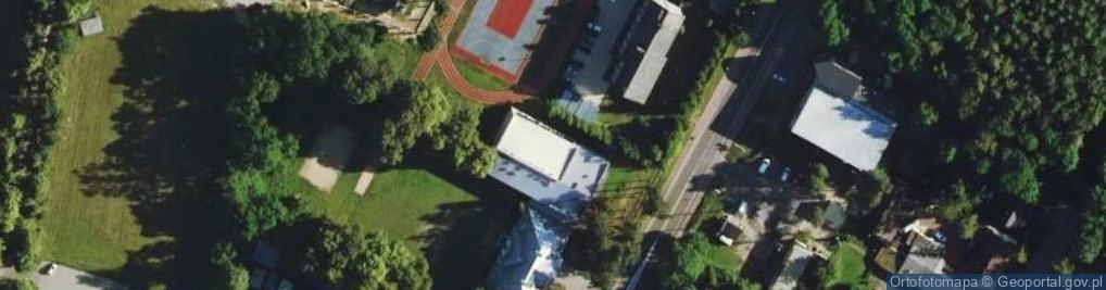 Zdjęcie satelitarne Szkoła Podstawowa im Jana III Sobieskiego w Puszczy Mariańskiej