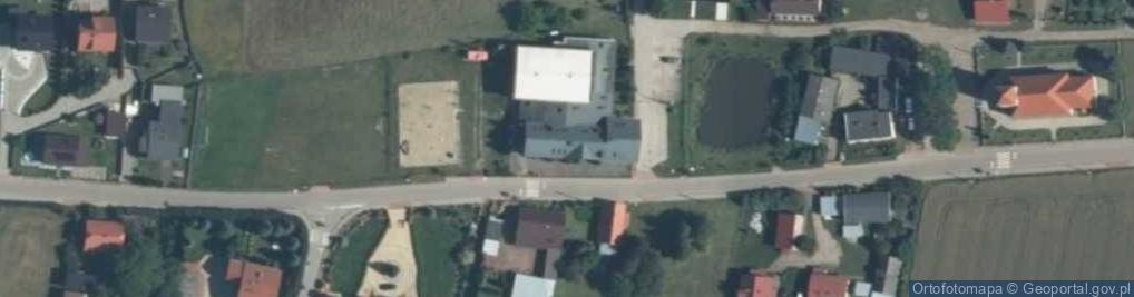 Zdjęcie satelitarne Szkoła Podstawowa im KS Kazimierza Wróblewskiego w Gwiździnach