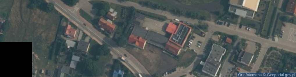 Zdjęcie satelitarne Szkoła Podstawowa im Kunegundy Pawłowskiej w Trąbkach Wielkich