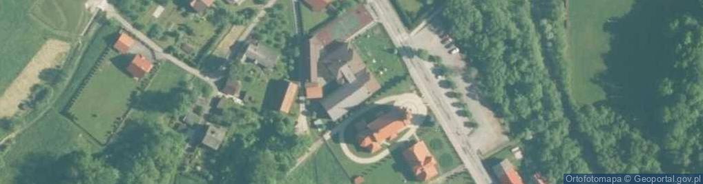 Zdjęcie satelitarne Szkoła Podstawowa im Marii Skłodowskiej Curie w Jachówce