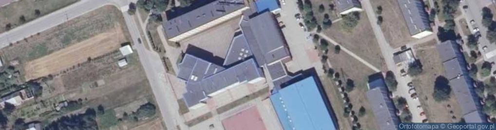 Zdjęcie satelitarne Szkoła Podstawowa im T Kościuszki w Dąbrowie Białostockiej