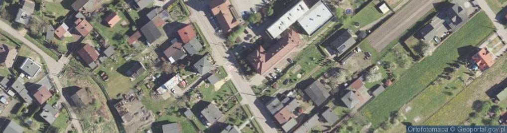 Zdjęcie satelitarne Szkoła Podstawowa im.Witolda Budryka w Chudowie