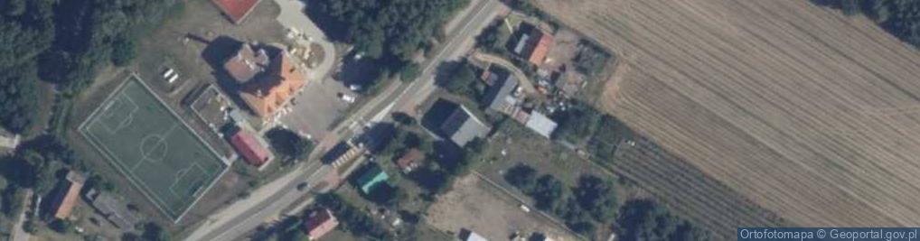 Zdjęcie satelitarne Szkoła Podstawowa Imienia Generała Józefa Dwernickiego w Rudzie Wolińskiej