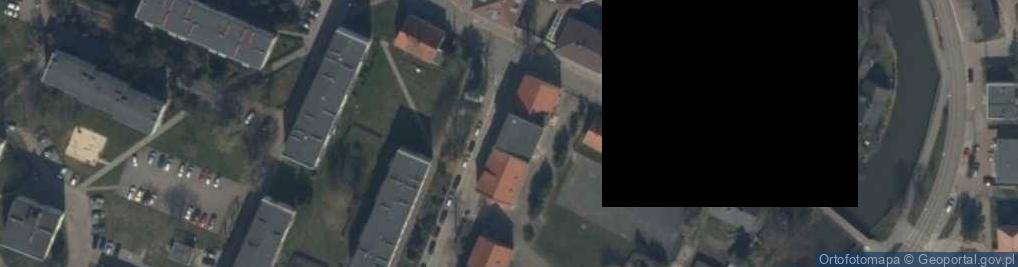 Zdjęcie satelitarne Szkoła Podstawowa nr 1 im Janusz Korczaka w Nowym Dworze Gdańskim