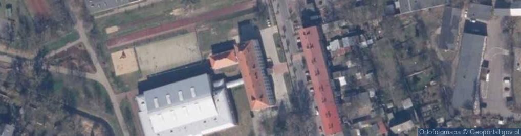 Zdjęcie satelitarne Szkoła Podstawowa nr 1 im Komisji Edukacji Narodowej w Dębnie