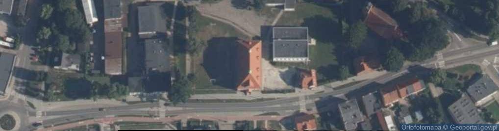 Zdjęcie satelitarne Szkoła Podstawowa nr 1 im Marii Curie Skłodowskiej w Prabutach