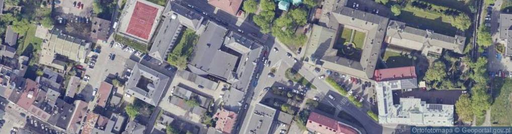 Zdjęcie satelitarne Szkoła Podstawowa nr 1 w Cieszynie