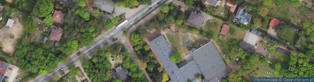 Zdjęcie satelitarne Szkoła Podstawowa nr 1 w Milanówku
