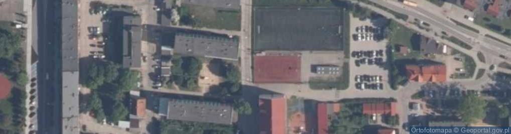 Zdjęcie satelitarne Szkoła Podstawowa nr 1 z Oddziałami Integracyjnymi im M Kopernika w Gołdapi