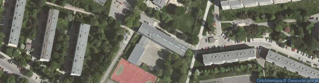 Zdjęcie satelitarne Szkoła Podstawowa nr 100 im Adama Mickiewicza w Krakowie