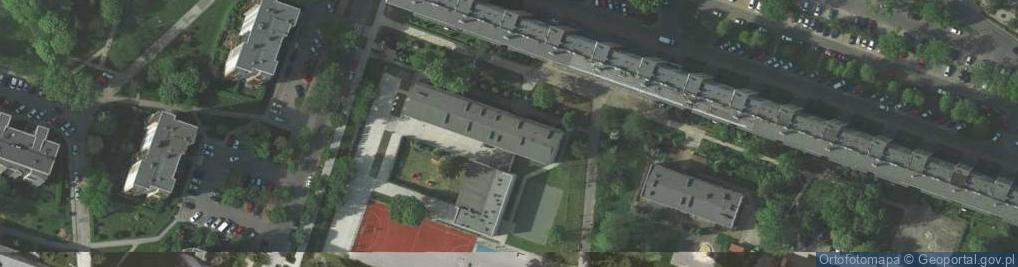 Zdjęcie satelitarne Szkoła Podstawowa nr 143 im Anieli Krzywoń w Krakowie