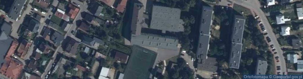 Zdjęcie satelitarne Szkoła Podstawowa nr 2 im Mikołaja Kopernika w Łosicach