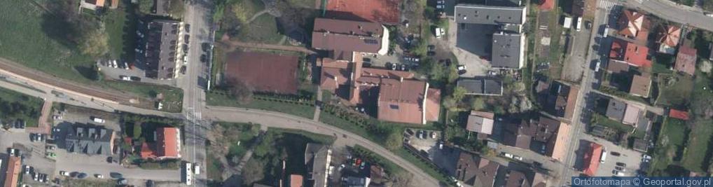 Zdjęcie satelitarne Szkoła Podstawowa nr 2 im T Kościuszki w Wieliczce