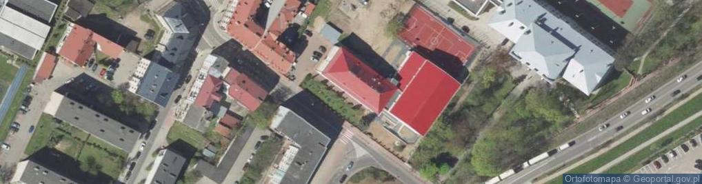 Zdjęcie satelitarne Szkoła Podstawowa nr 2 im Władysława Broniewskiego w Łomży